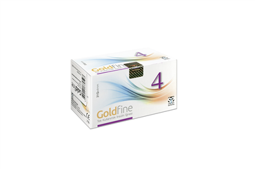 GOLDFINE INSULIN NEEDLE 4 MM