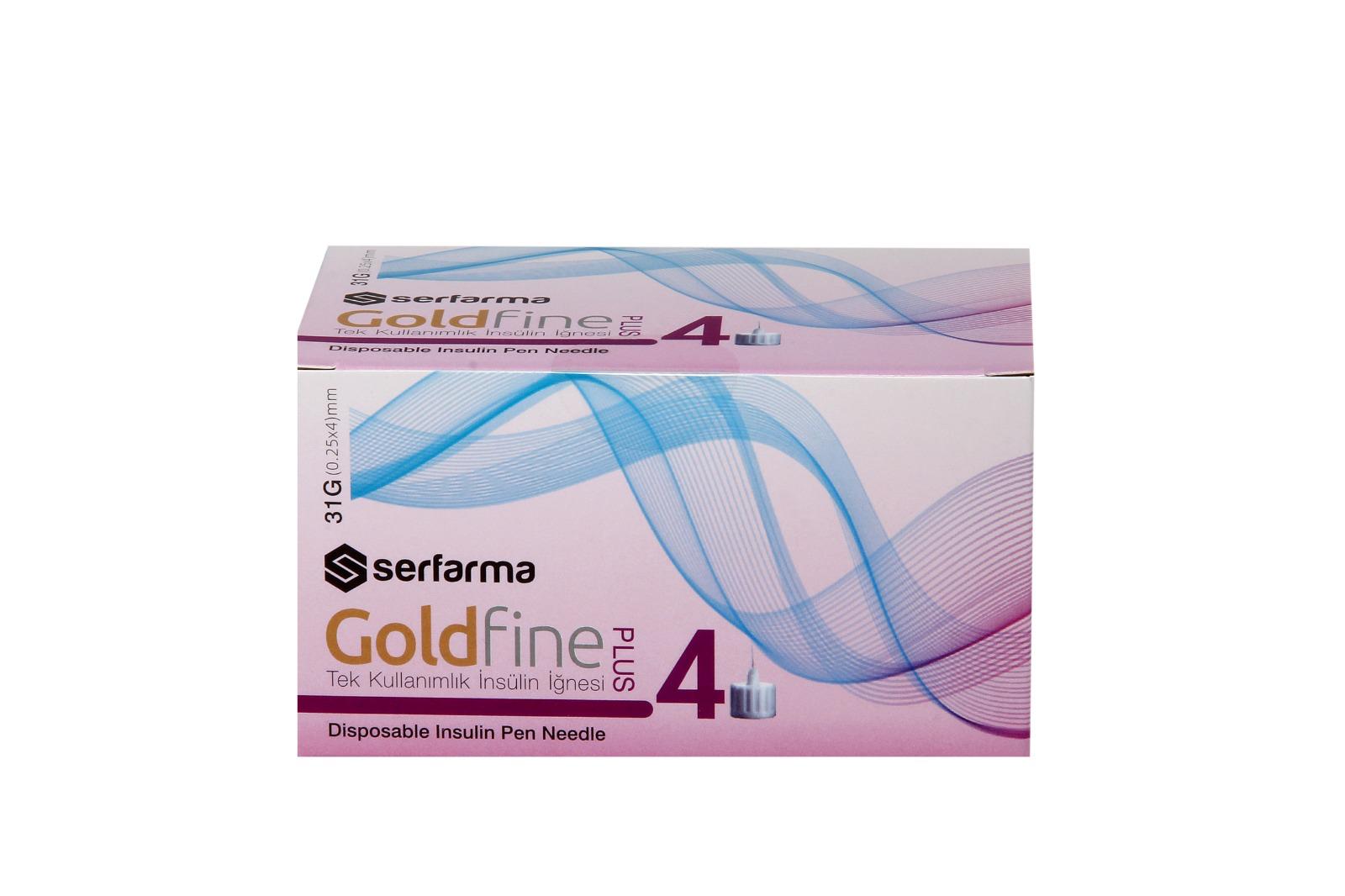 GOLDFİNE PLUS İNSÜLİN İĞNESİ 4MM