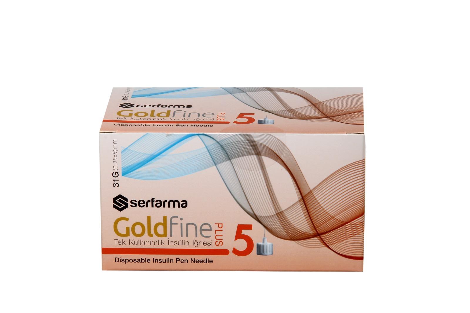 GOLDFİNE PLUS İNSÜLİN İĞNESİ 5mm
