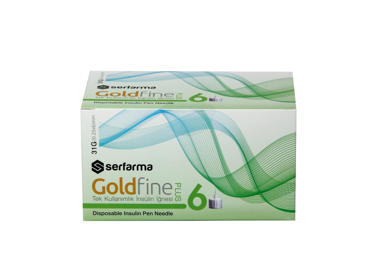 GOLDFİNE PLUS İNSÜLİN İĞNESİ 6mm