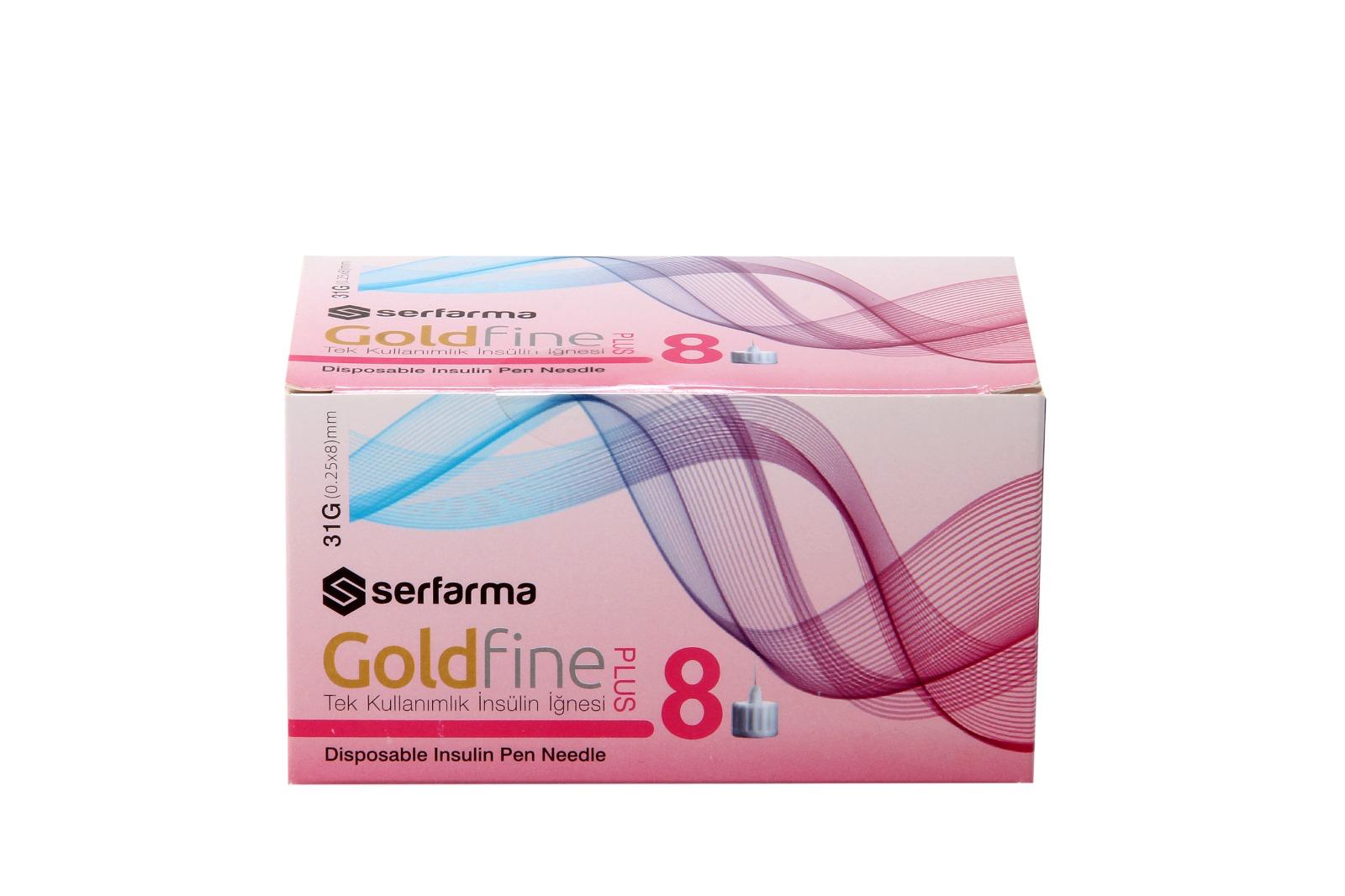 GOLDFİNE PLUS İNSÜLİN İĞNESİ 8mm